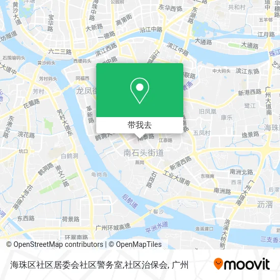 海珠区社区居委会社区警务室,社区治保会地图
