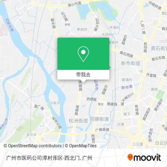 广州市医药公司潭村库区-西北门地图