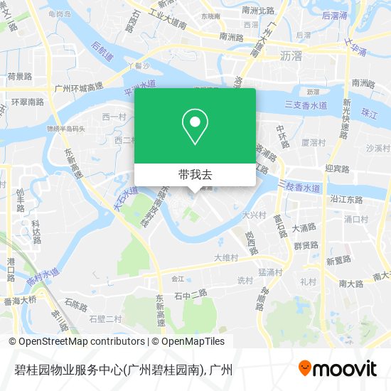 碧桂园物业服务中心(广州碧桂园南)地图