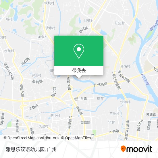 雅思乐双语幼儿园地图