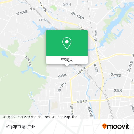 官禄布市场地图