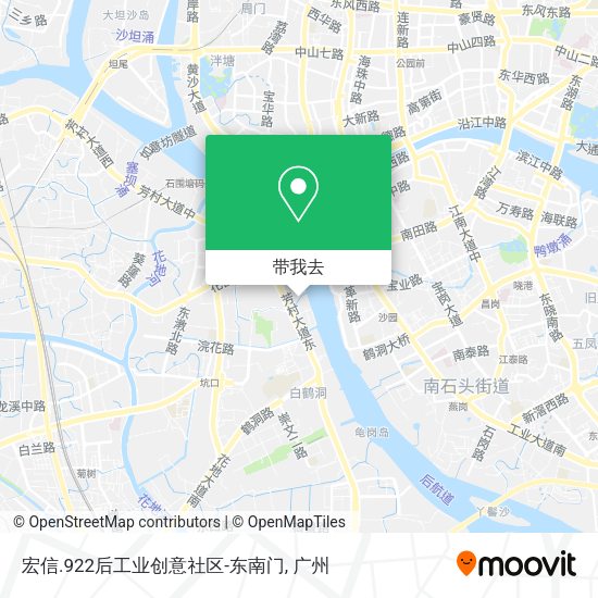 宏信.922后工业创意社区-东南门地图