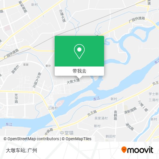大墩车站地图