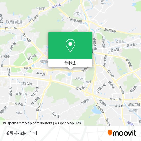 乐景苑-B栋地图