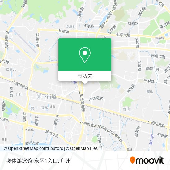奥体游泳馆-东区1入口地图
