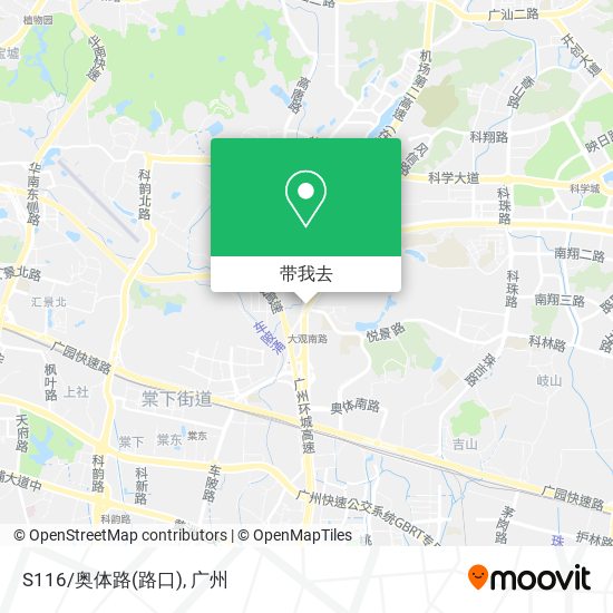 S116/奥体路(路口)地图