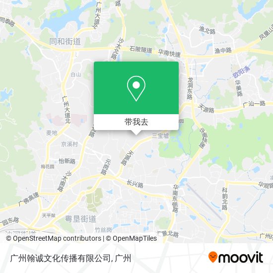 广州翰诚文化传播有限公司地图