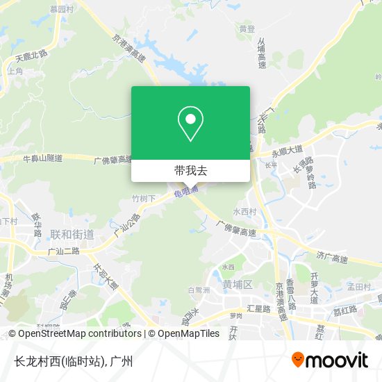 长龙村西(临时站)地图