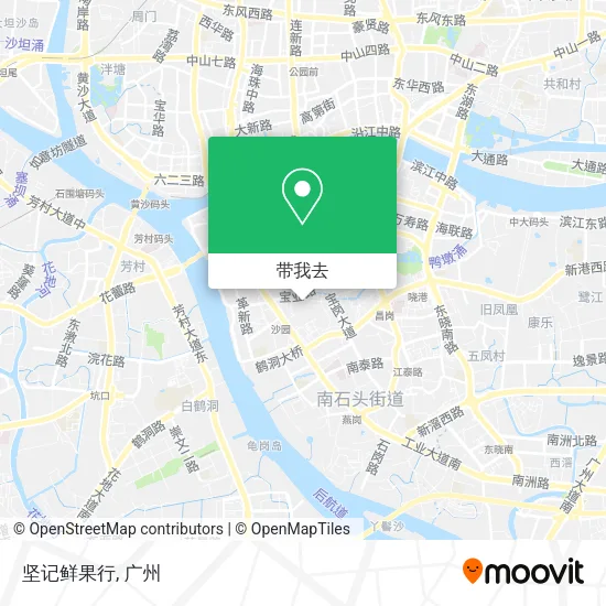 坚记鲜果行地图