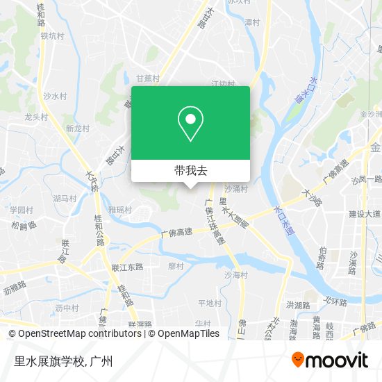 里水展旗学校地图