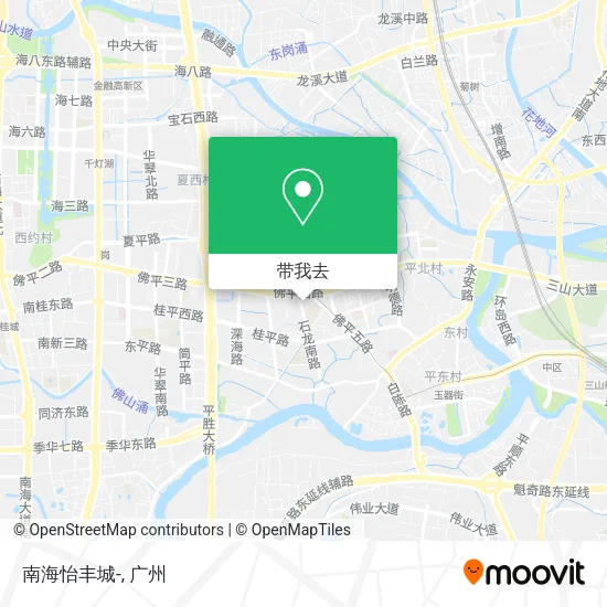 南海怡丰城-地图
