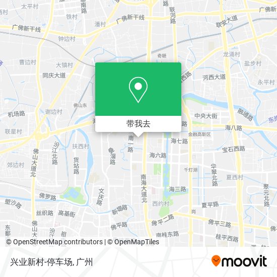 兴业新村-停车场地图