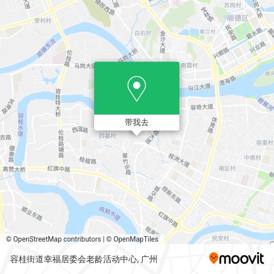 容桂街道幸福居委会老龄活动中心地图