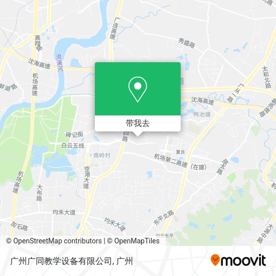 广州广同教学设备有限公司地图