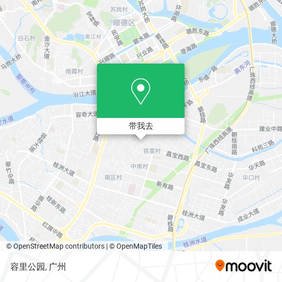 容里公园地图
