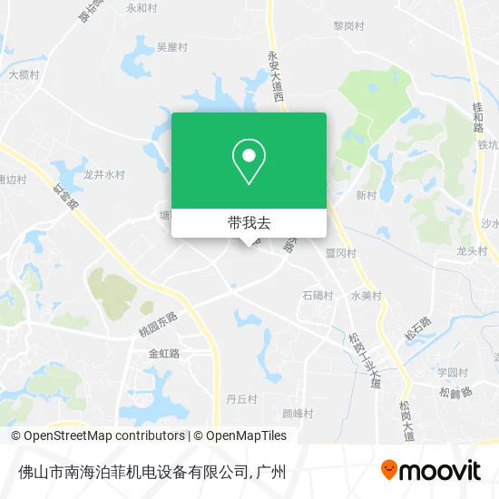 佛山市南海泊菲机电设备有限公司地图