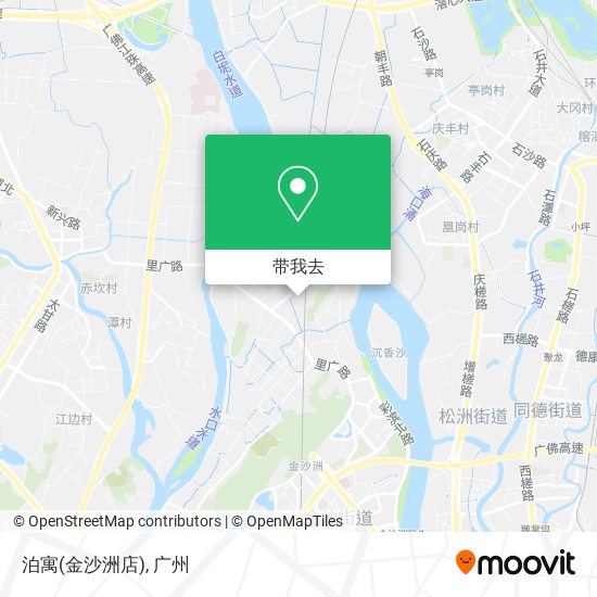 泊寓(金沙洲店)地图