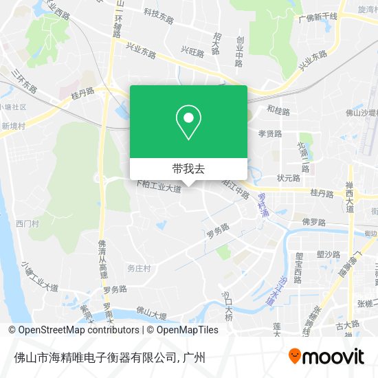 佛山市海精唯电子衡器有限公司地图