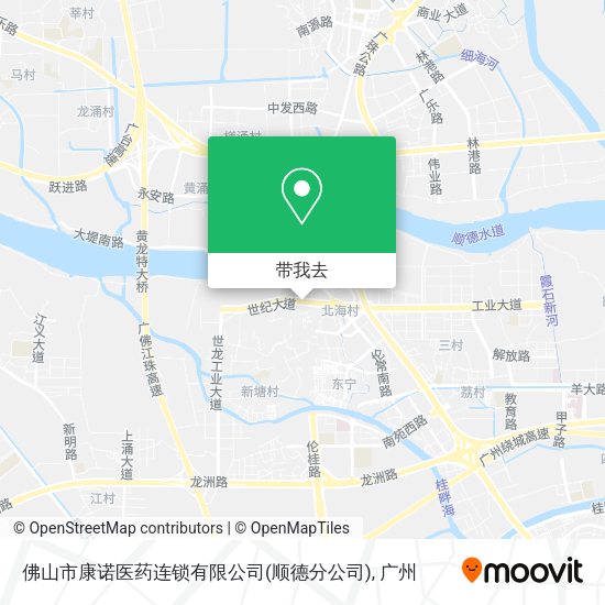 佛山市康诺医药连锁有限公司(顺德分公司)地图