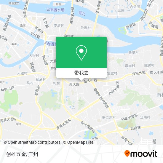 创雄五金地图