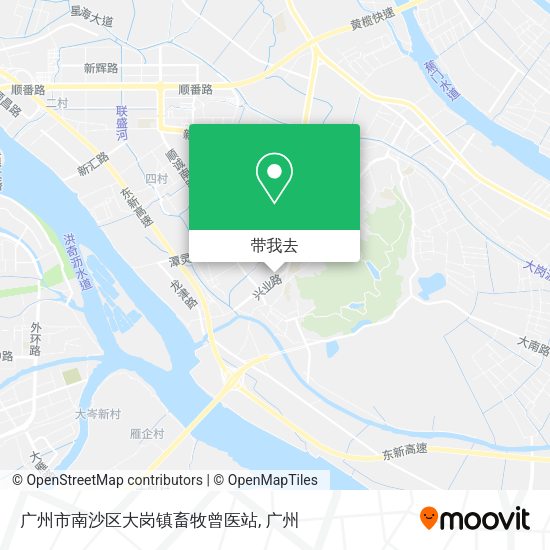 广州市南沙区大岗镇畜牧曾医站地图