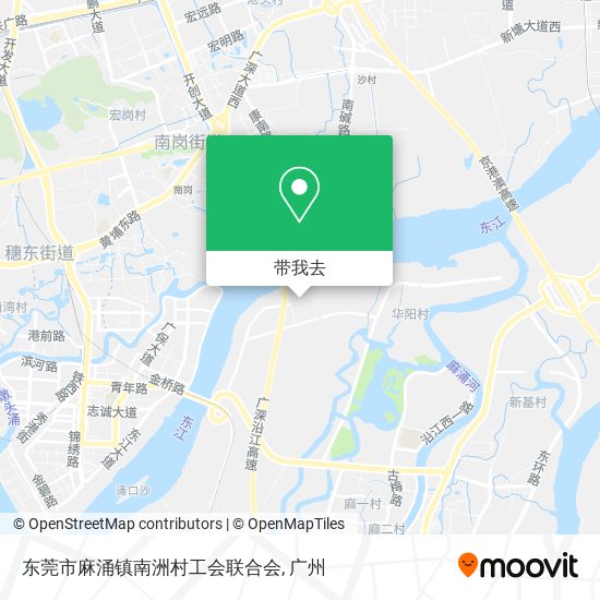 东莞市麻涌镇南洲村工会联合会地图