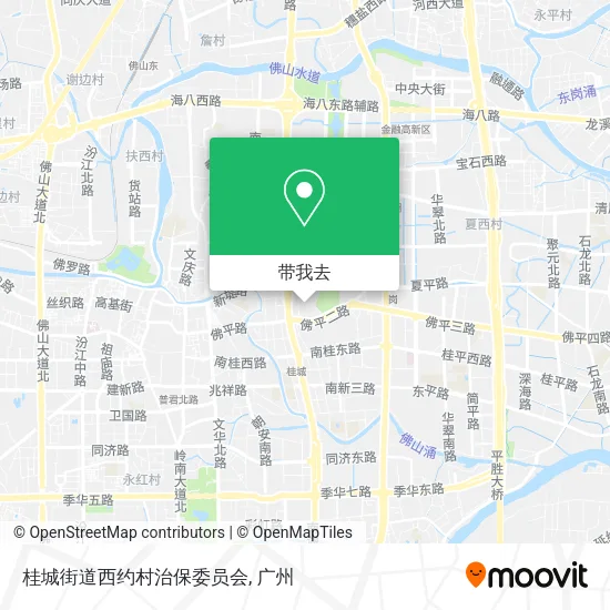 桂城街道西约村治保委员会地图