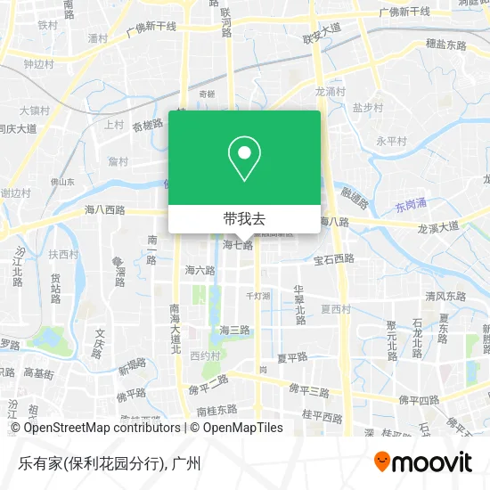 乐有家(保利花园分行)地图