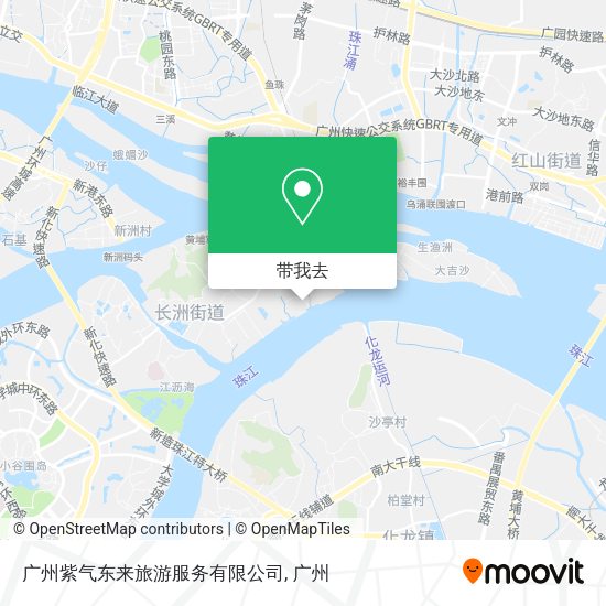 广州紫气东来旅游服务有限公司地图