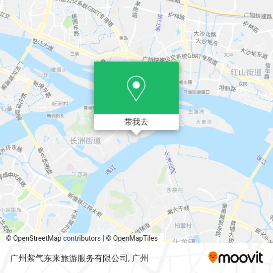 广州紫气东来旅游服务有限公司地图