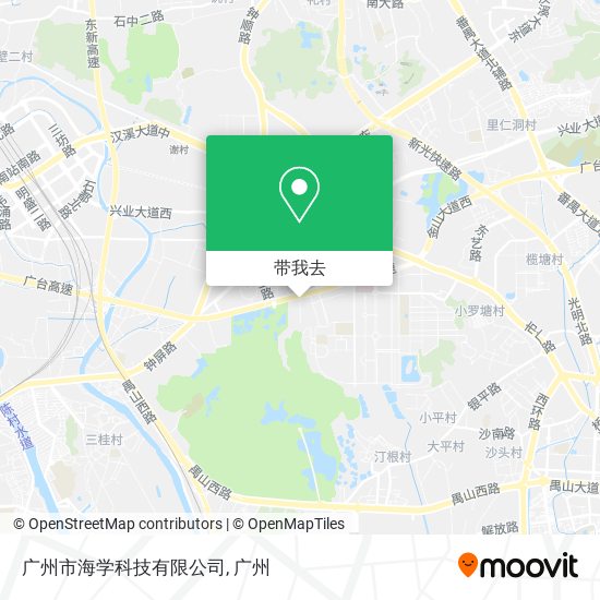 广州市海学科技有限公司地图
