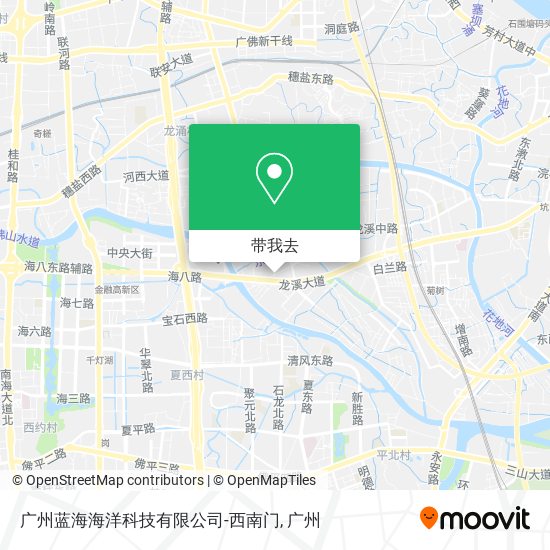 广州蓝海海洋科技有限公司-西南门地图