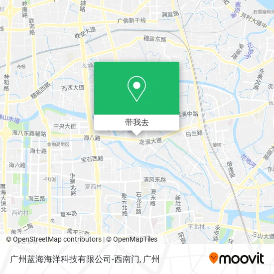 广州蓝海海洋科技有限公司-西南门地图