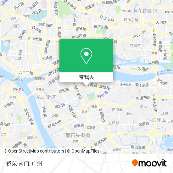 侨苑-南门地图