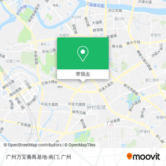 广州万宝番禺基地-南门地图
