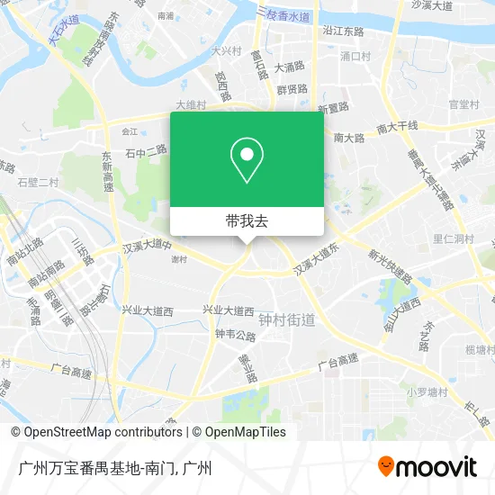 广州万宝番禺基地-南门地图