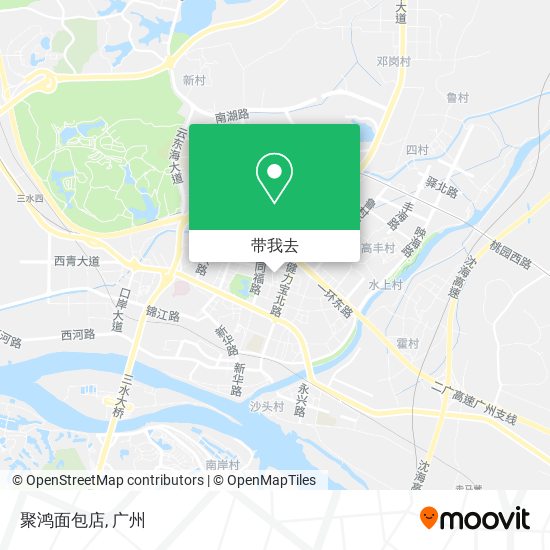 聚鸿面包店地图