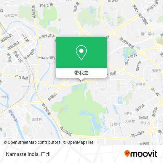 Namaste India地图