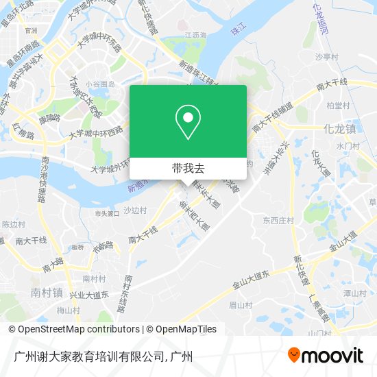 广州谢大家教育培训有限公司地图