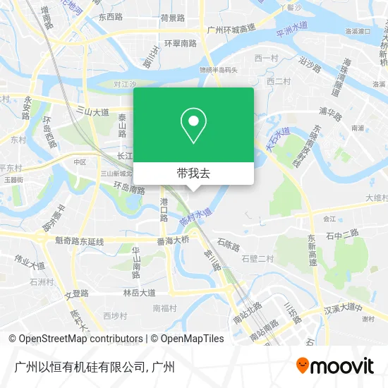 广州以恒有机硅有限公司地图