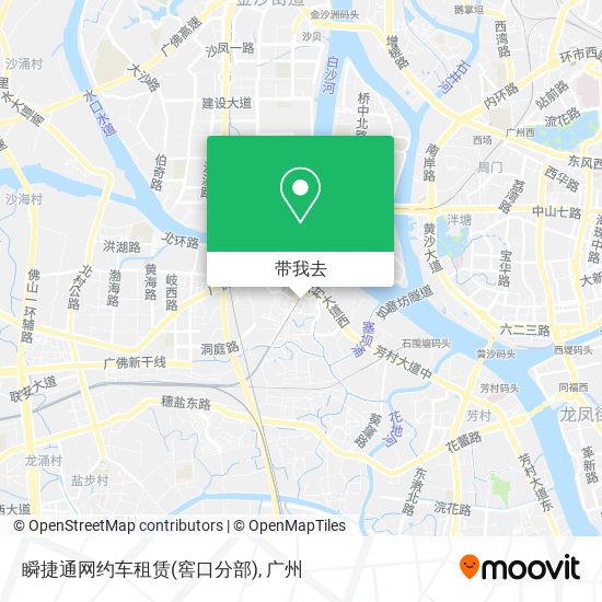 瞬捷通网约车租赁(窖口分部)地图