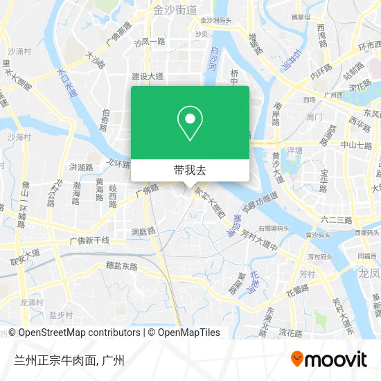 兰州正宗牛肉面地图