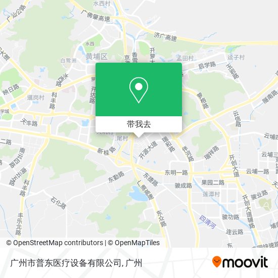 广州市普东医疗设备有限公司地图
