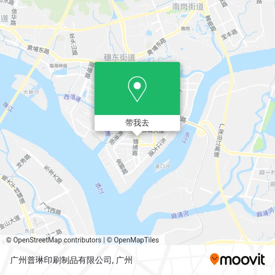 广州普琳印刷制品有限公司地图
