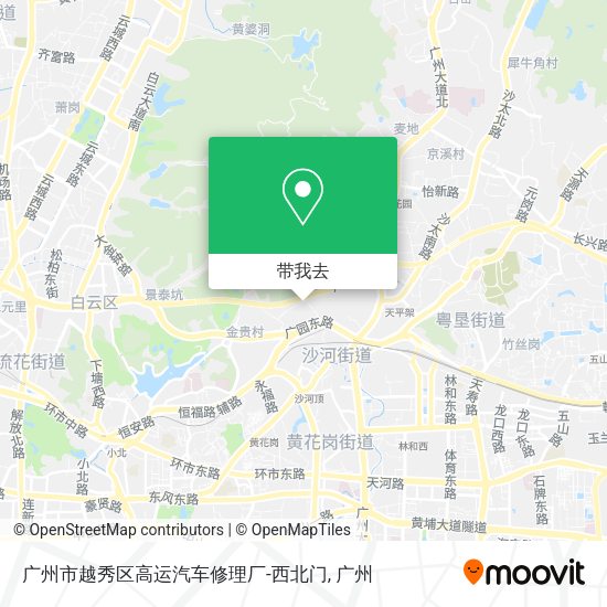 广州市越秀区高运汽车修理厂-西北门地图