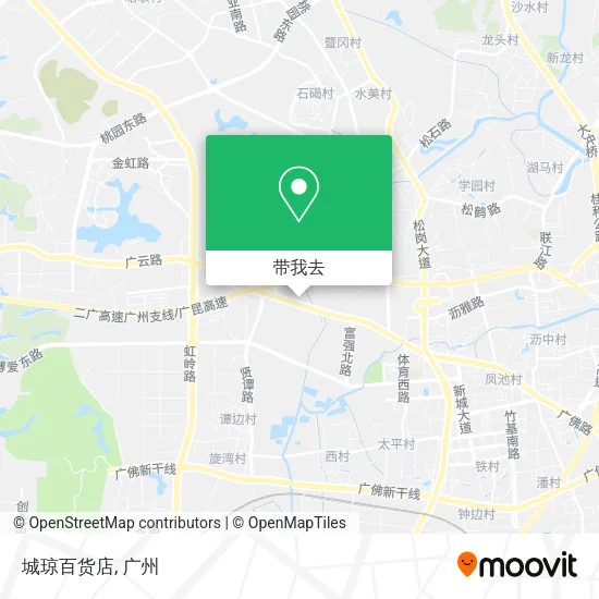 城琼百货店地图