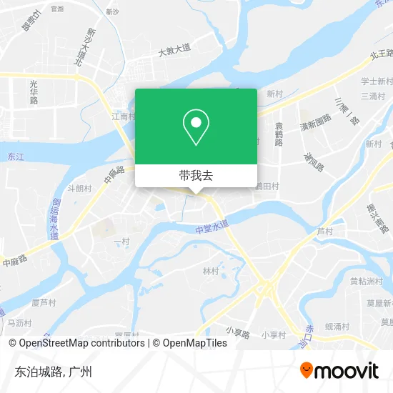 东泊城路地图