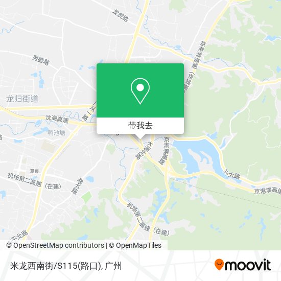 米龙西南街/S115(路口)地图