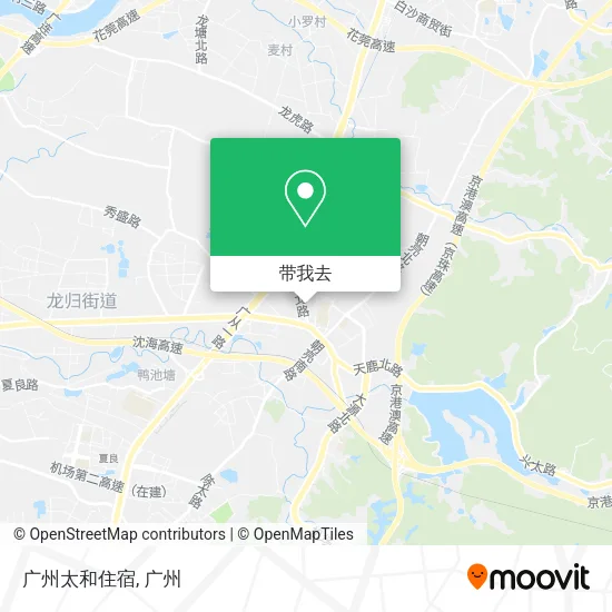 广州太和住宿地图
