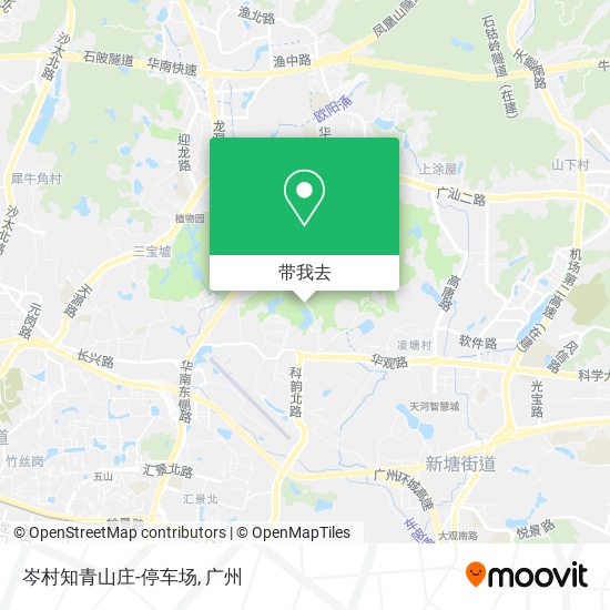 岑村知青山庄-停车场地图
